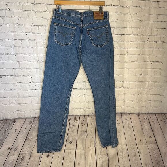 Levi’s Mens 501xx Button Fly Straight Jeans size W34 x L34 - Picture 6 of 9